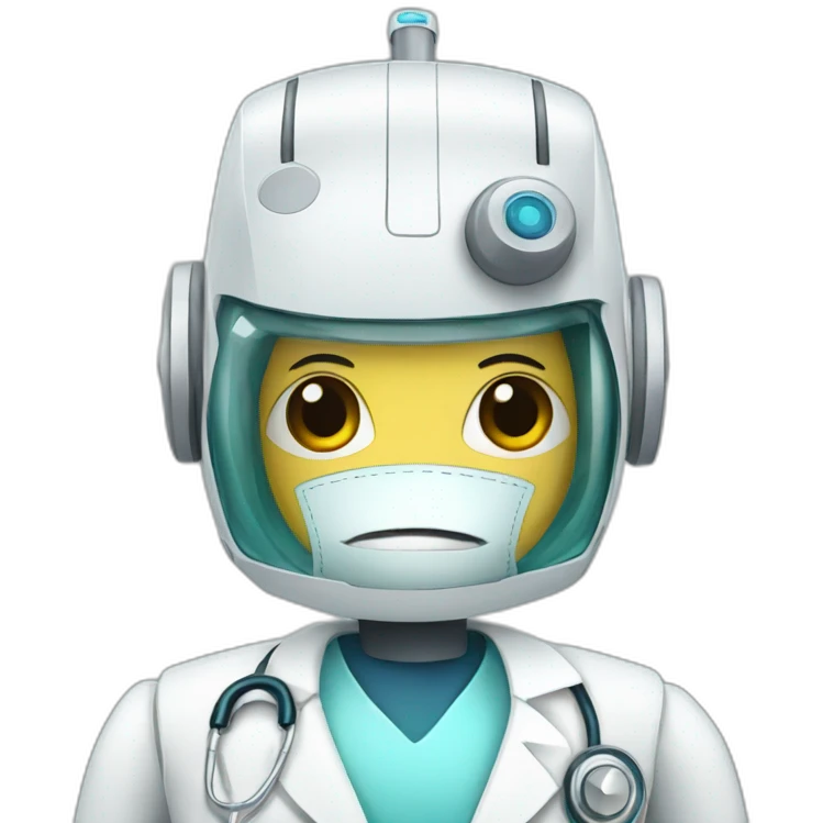 Doctor robot emoji