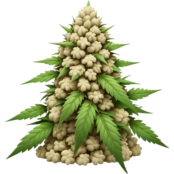 white color marijuana emoji