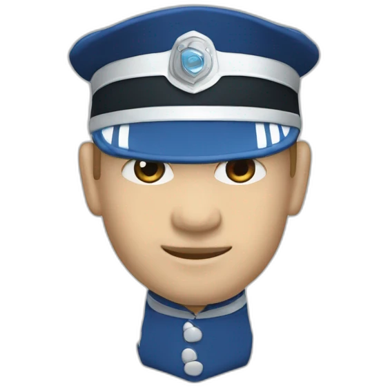 Blauer Kreis mit weißen Haken emoji