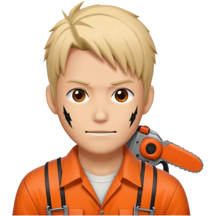 Denji chainsaw man (from head to shoulders) emoji