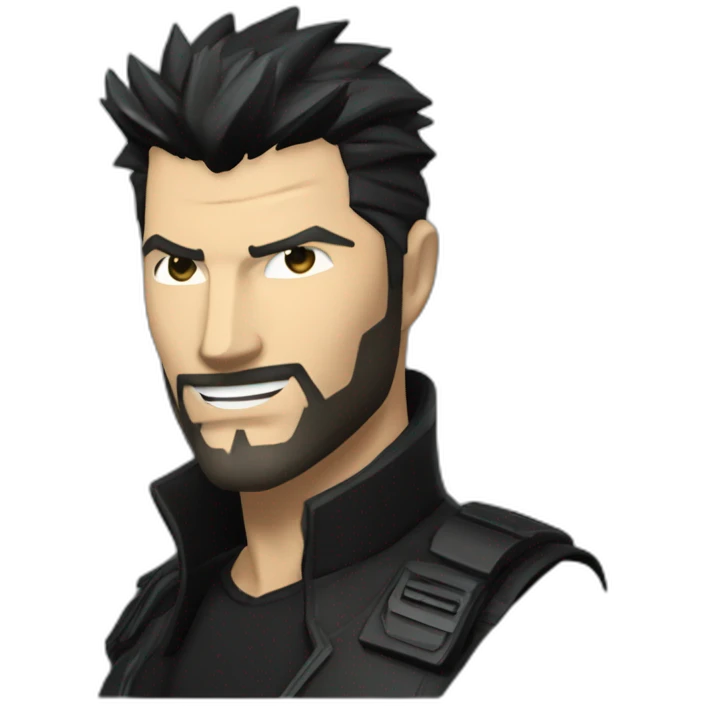 adam jensen human revolution (smiling) emoji
