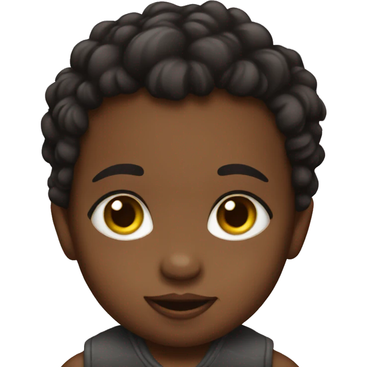 Black baby emoji