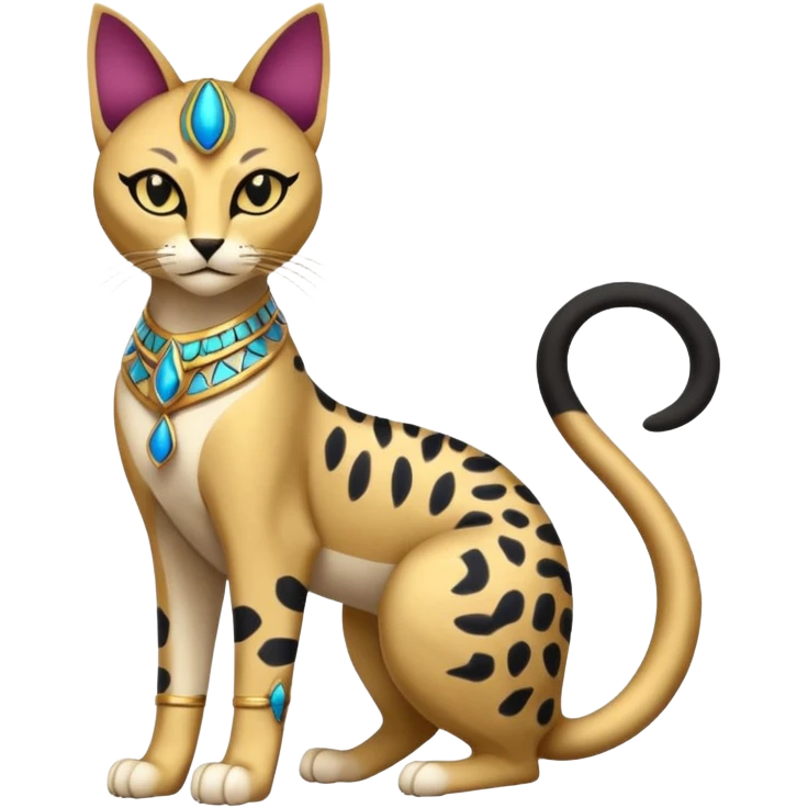 Persian-Liepard-Bastet-Delcatty-Pokémon-fusion emoji
