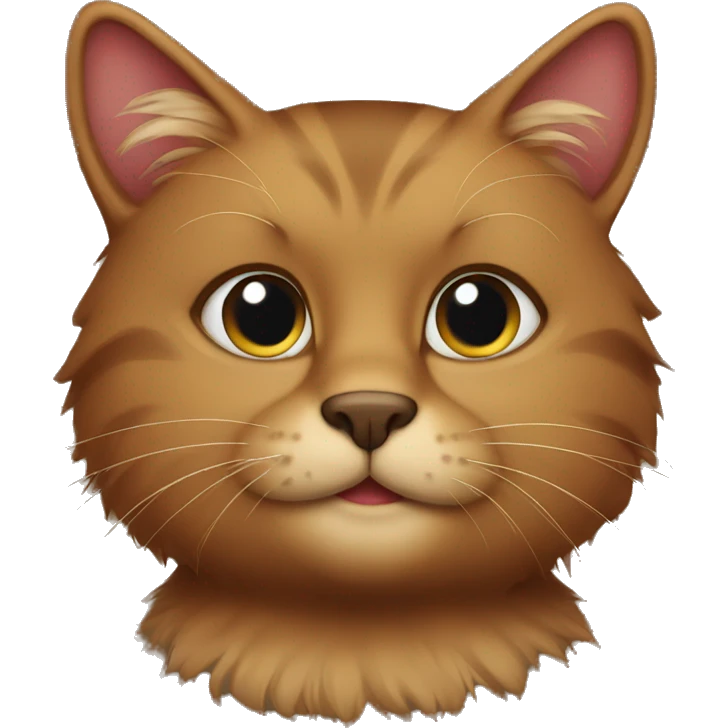 brown cat furry emoji