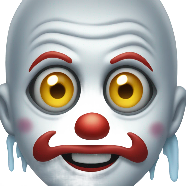 Ghost clown emoji