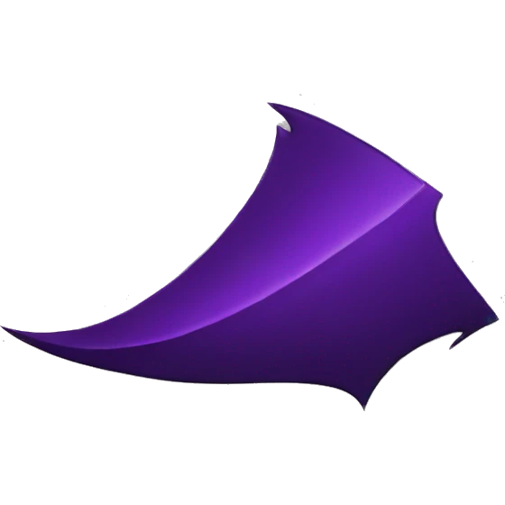 purple dark slash emoji