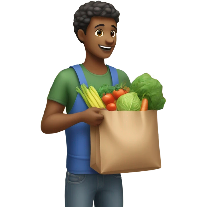 Grocery hopper emoji