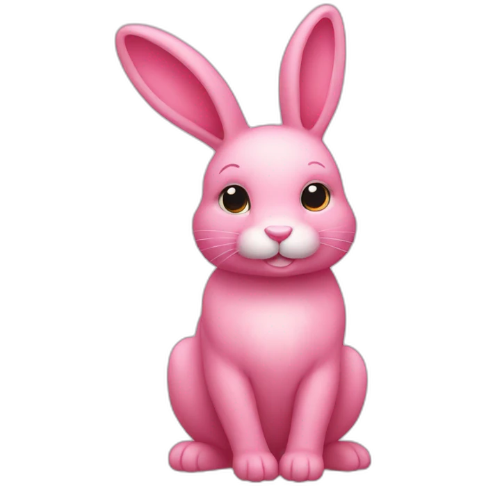 pink rabbit emoji