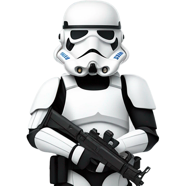Stormtrooper wearing swat gear emoji