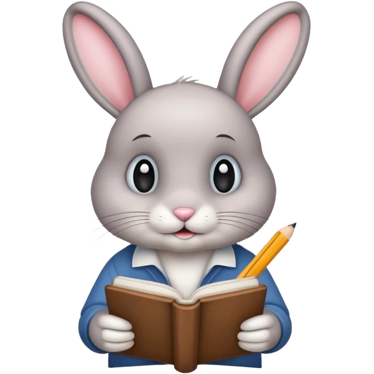 writer bunny emoji