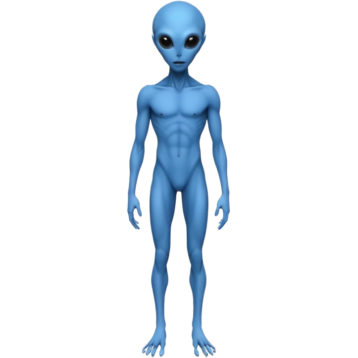 fullbody alien hybrid Essassani emoji