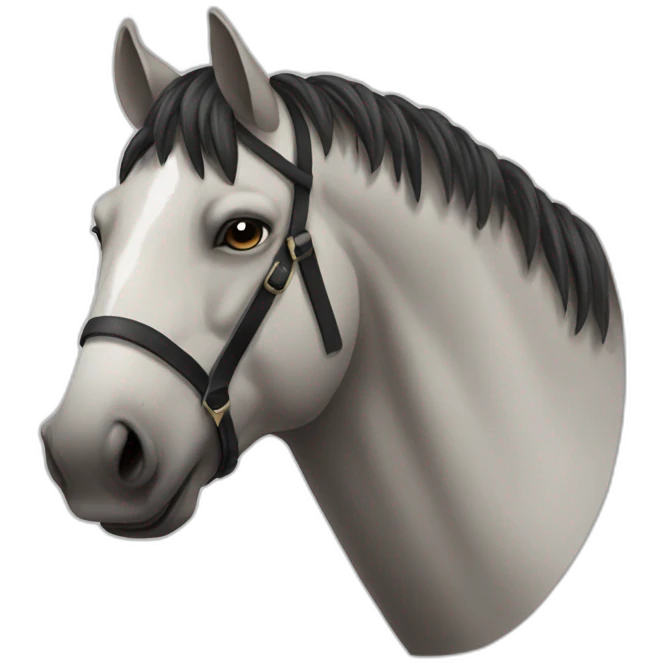 Fat horse emoji