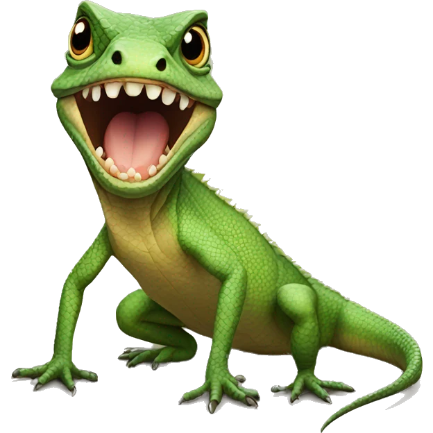 Sharp-mouthed Lizard emoji