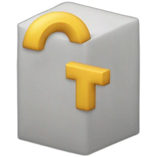 The combined letter J+M in 3D  emoji