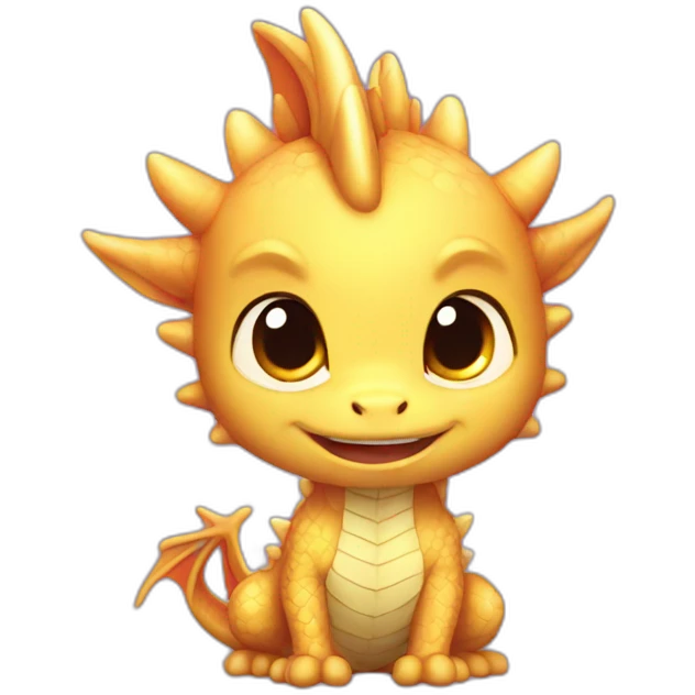 dragon cute hero emoji