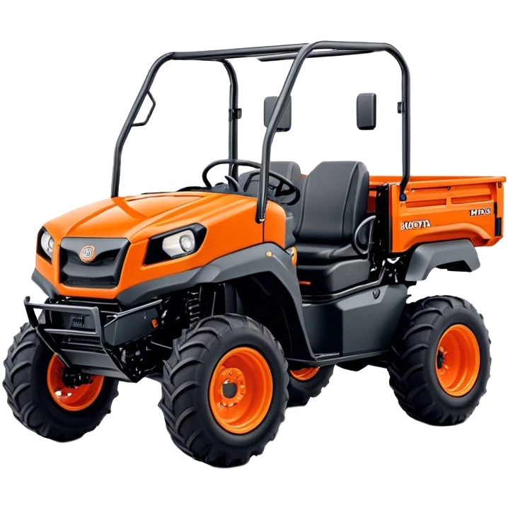 Farm Utility Vehicle (UTV) - Kubota RTV-XG850 (Model Year: 2021) (Iconic colour: Orange) emoji