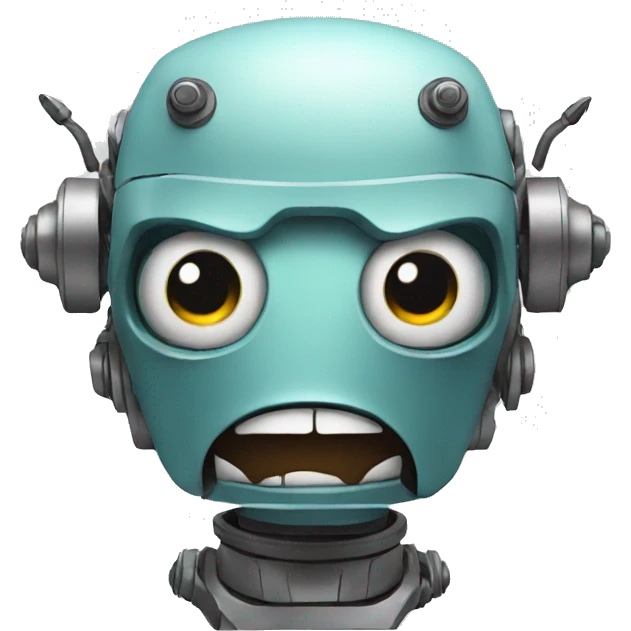angry robot emoji