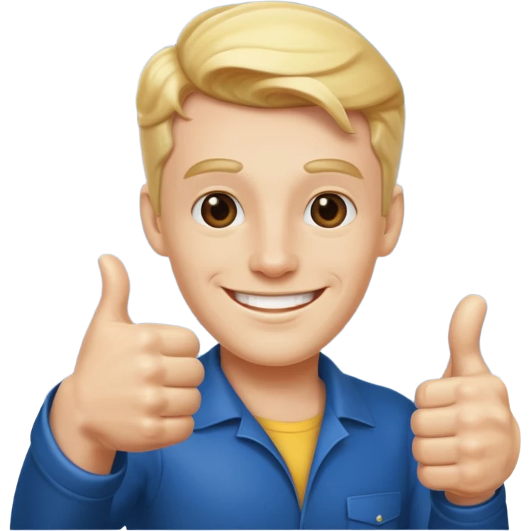 Homelander doing thumbs up emoji