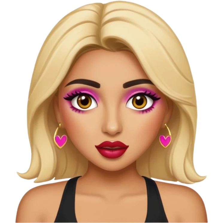 Huda from Love Island crashout face emoji emoji