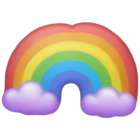 Rainbow heart emoji emoji