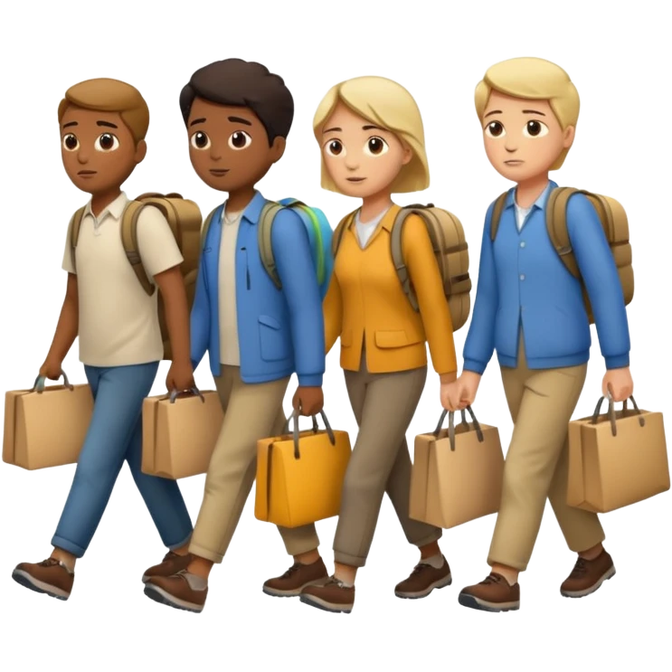 Migration out of Africa emoji