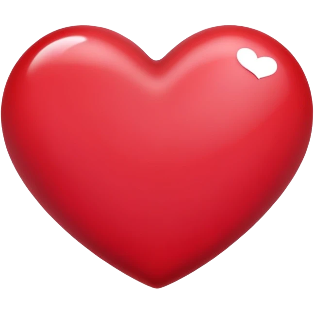 Full Crimson colored heart emoji