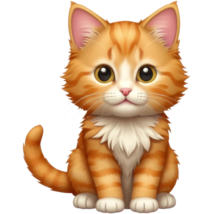 Ginger tabby kitten emoji