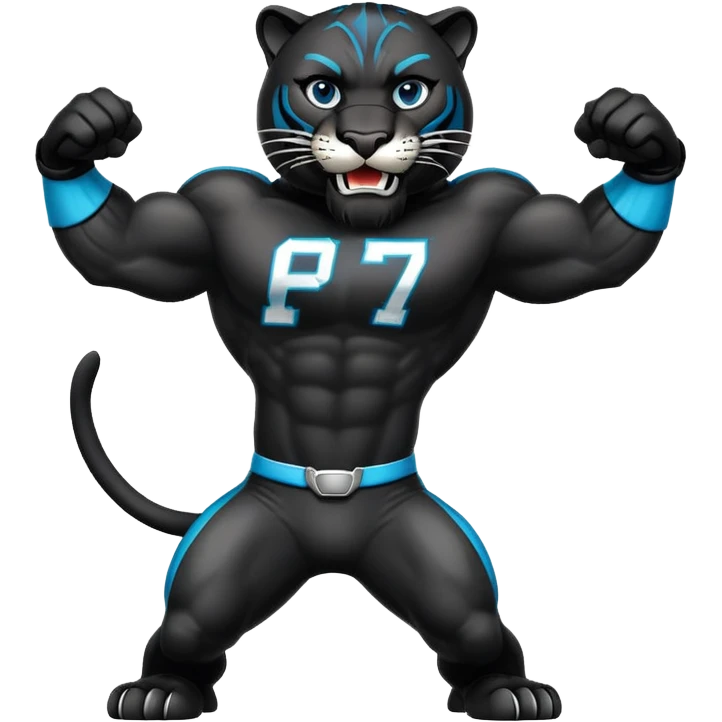 Carolina panthers mascot emoji