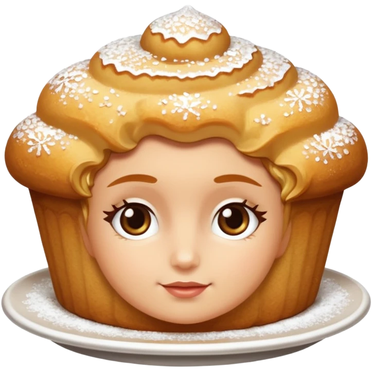 
Madeleine, baked dessert emoji
