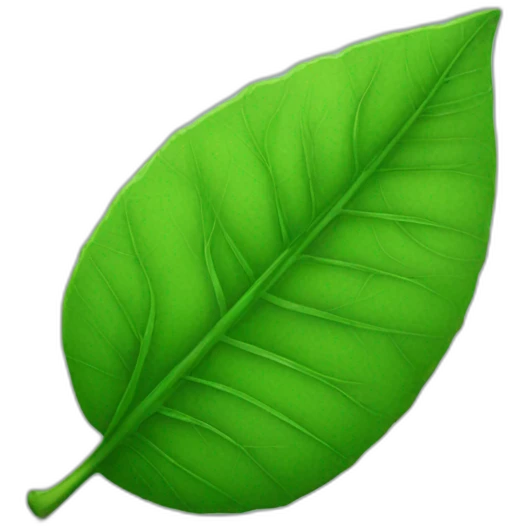 green leaf emoji
