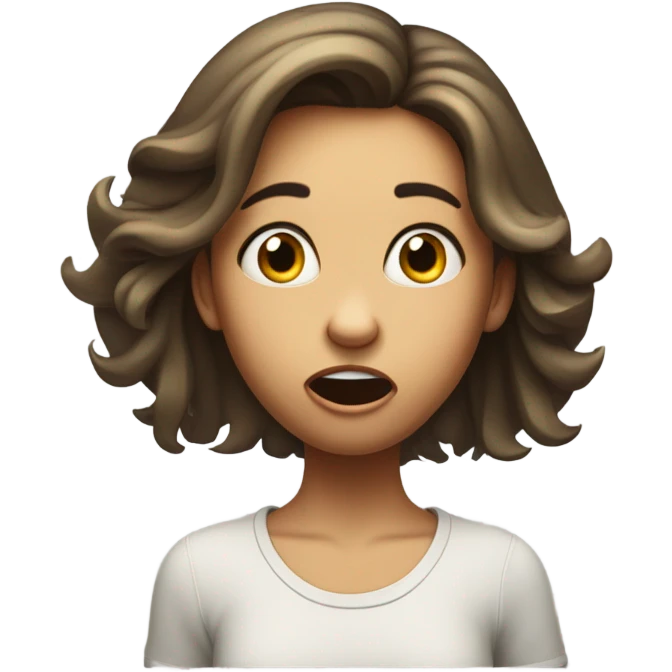 Shoked beauty girl emoji