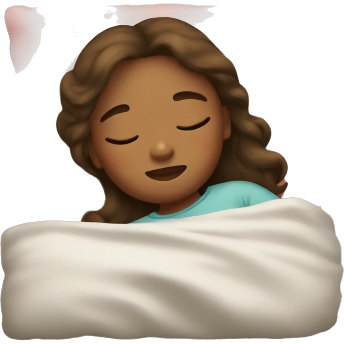 Girl sleeping  emoji