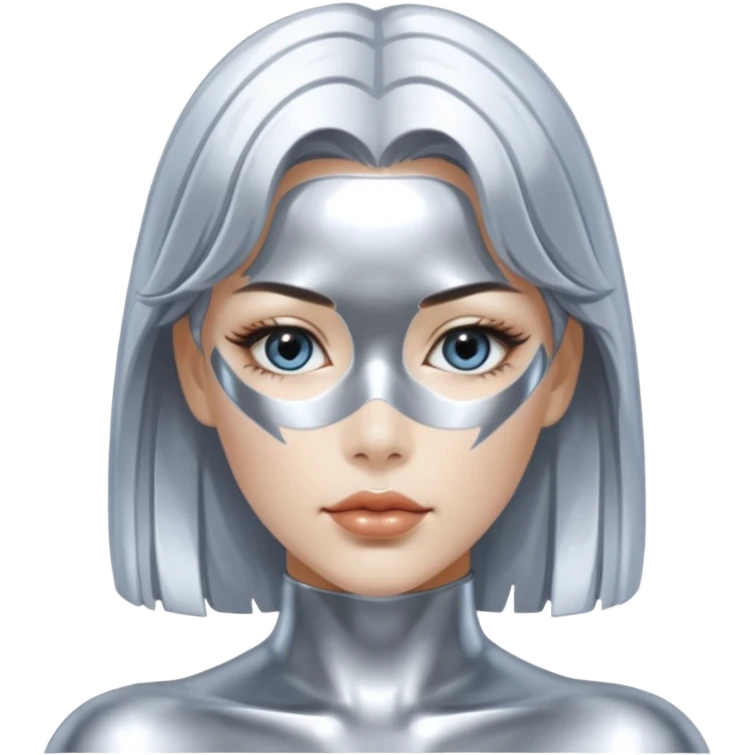 Russian sport glory silver sorayama emoji