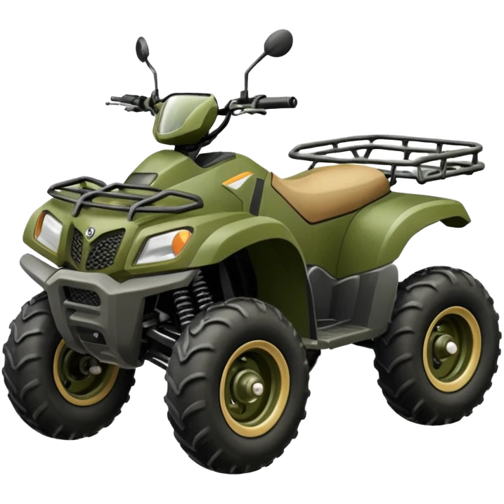 khaki green quad bike emoji
