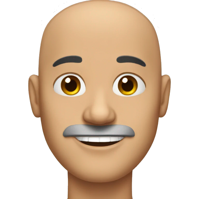 bald man emoji