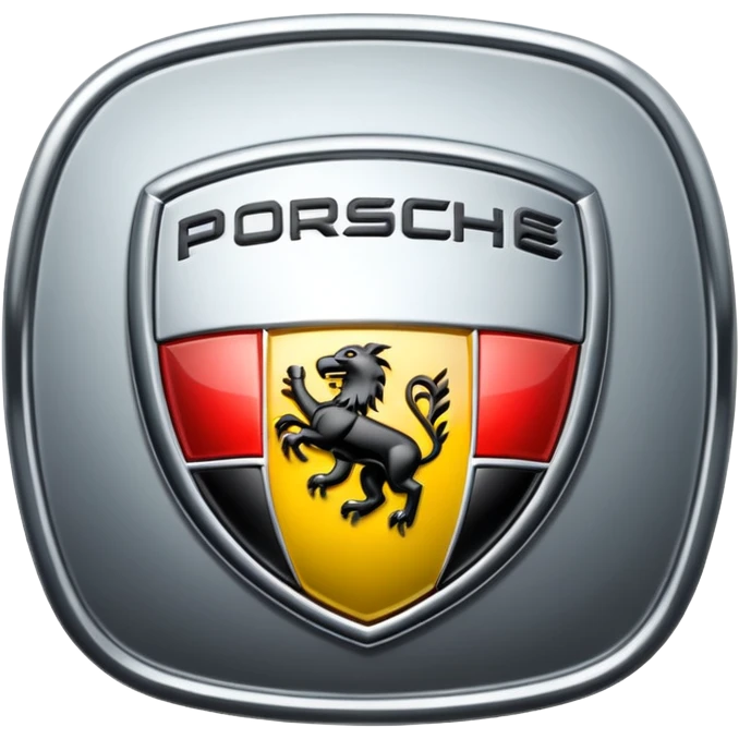 Simple Porsche logo emoji