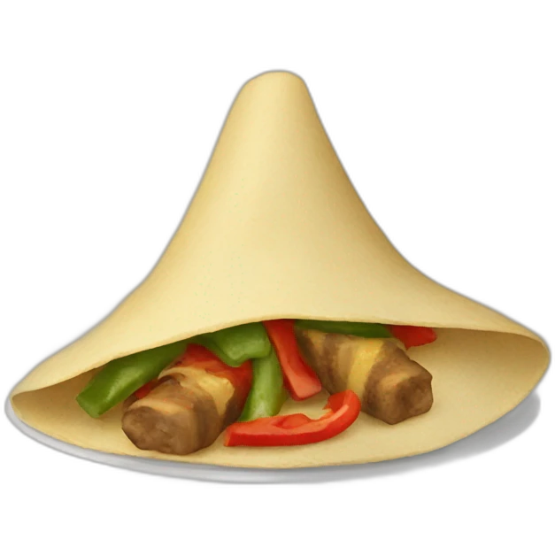 upright fajita emoji