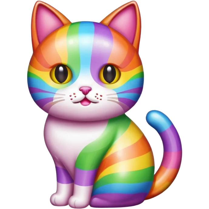 Candy rainbow cat emoji