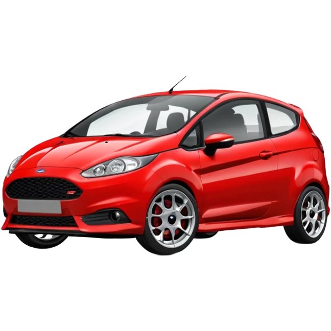 Ford fiesta mk6 st150 red emoji