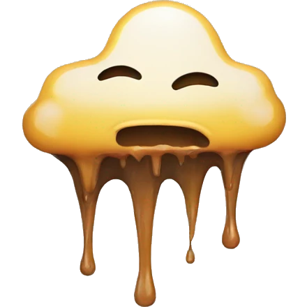 melting lead emoji