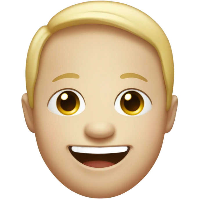 Smiling emoji with Down syndrome  emoji