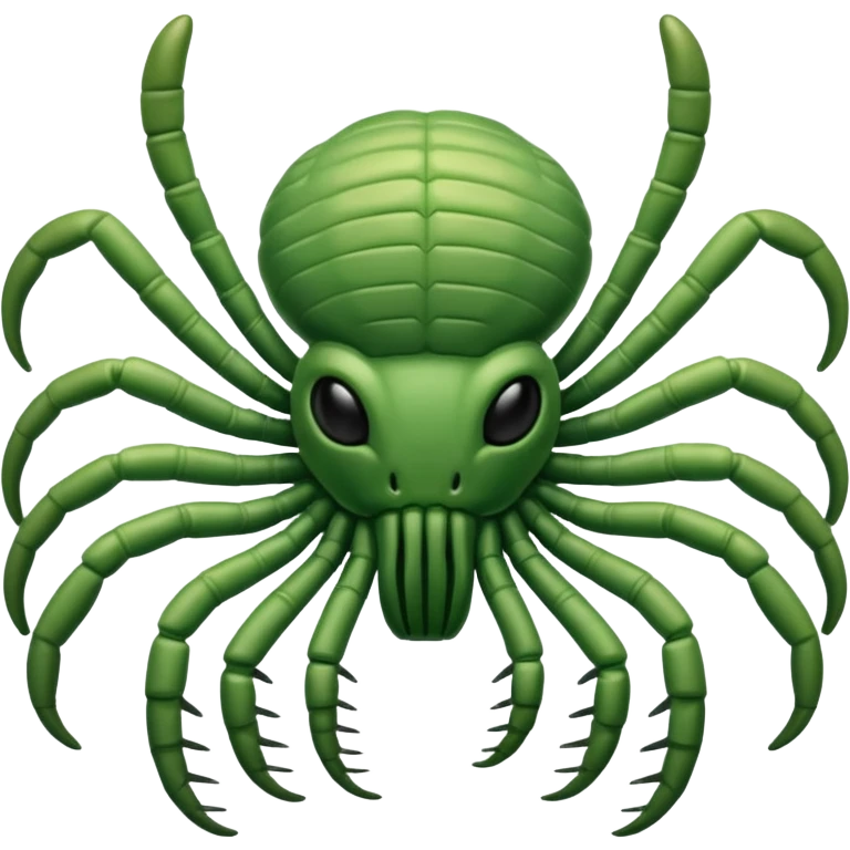 green Baby Facehugger emoji