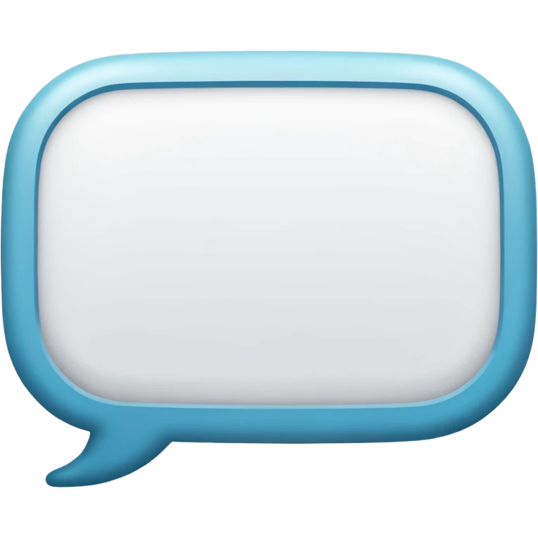 speech bubble emoji