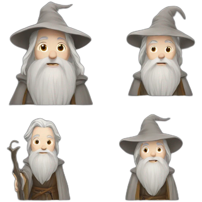 Gandalf en chat emoji