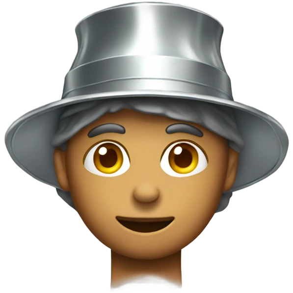 Person wearing Tin foil hat emoji
