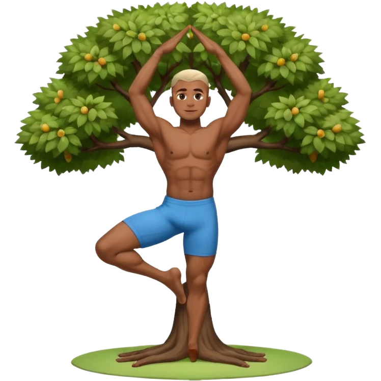Yoga Practitioner black man  emoji