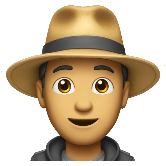  ET com chapéu emoji