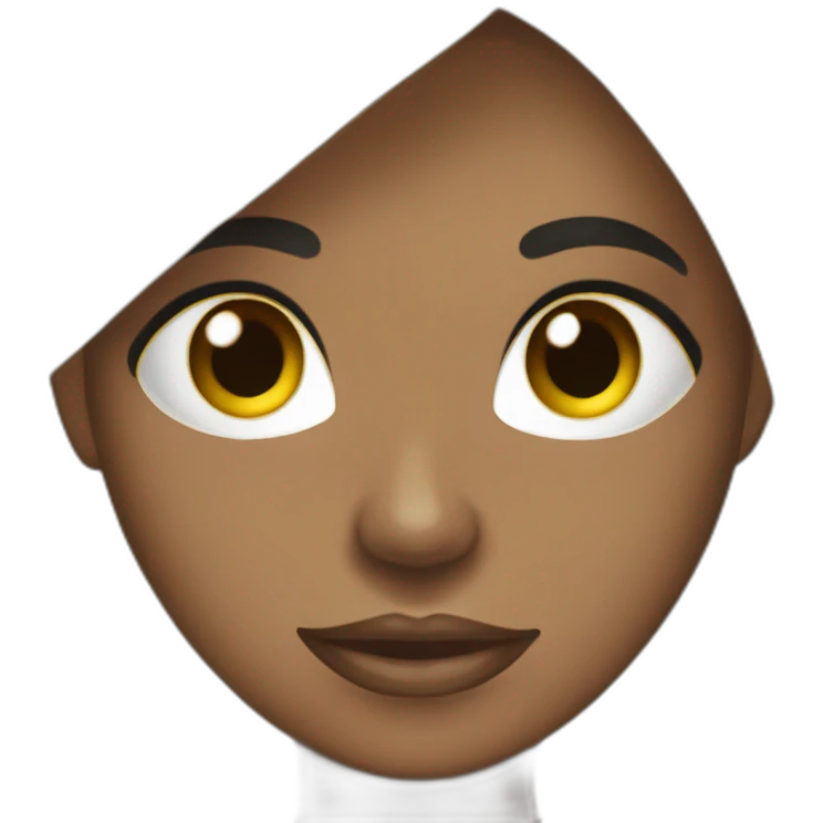 Mujer cabello liso negro Costa rica Karen Morales Adams emoji