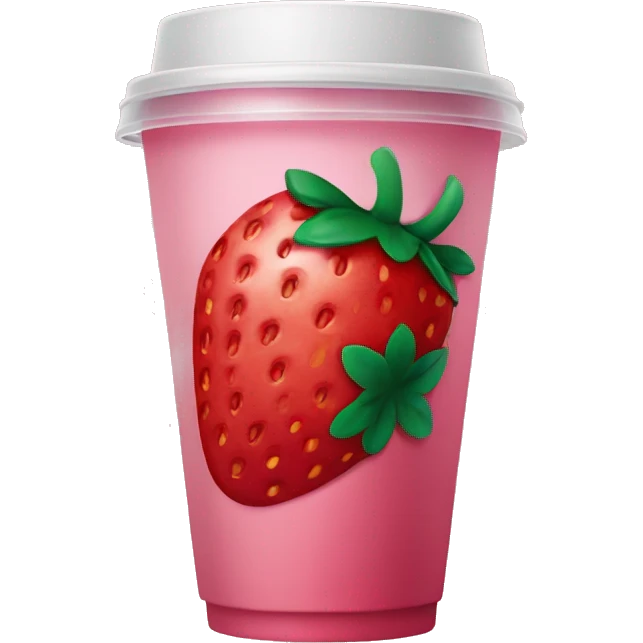 Starbucks strawberry drink  emoji