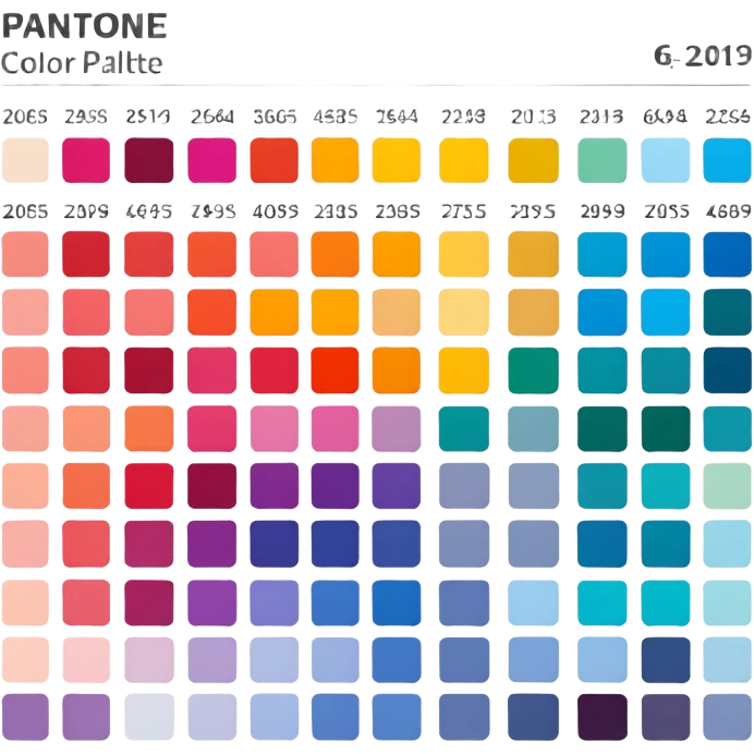 pantone color palete sample  emoji